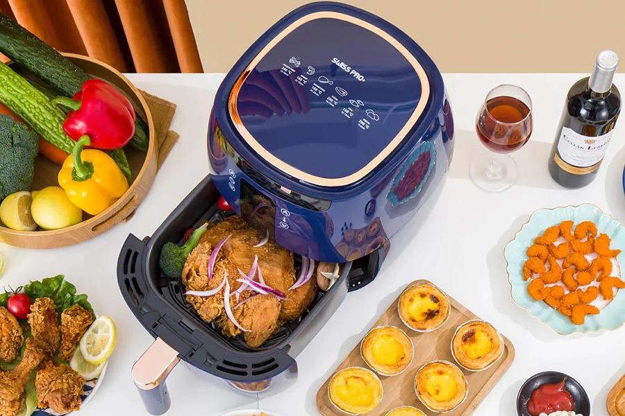 using the air fryer